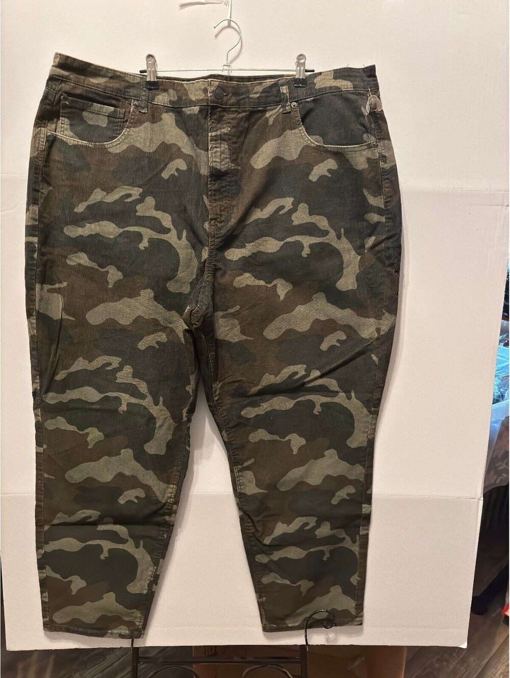 American Eagle Women's Plus Size 24 High Waist Corduroy Camo Mom Jeans - New w/ - Picture 10 of 11